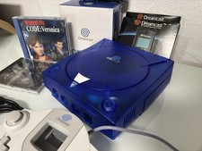 Sega Dreamcast Konsole blau transparent