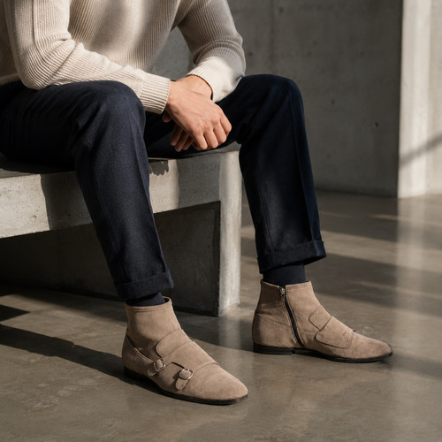 Santoni double monk - boots, 41.5