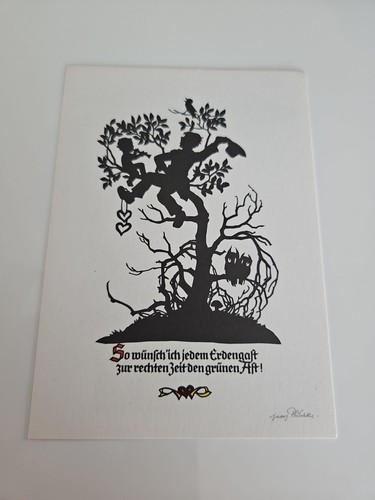 Plischke karte postkarten - karte,