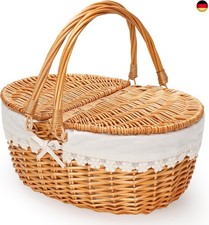 Weiden-Picknickkorb mit