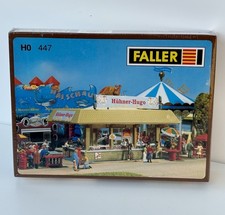 Faller H0 447 - Kirmes Gebäude Imbiss Stand Hühner Hugo - Neu in Folie