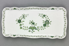 ✅ Hutschenreuther Maria Theresia Kuchenplatte 32x15 Schlossgarten Grün Porzellan