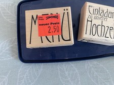 Hochzeits Stempel, 2 stück