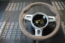 LENKRAD PORSCHE 997 991 981 987 GT3 PDK CHRONO NEUBEZIEHEN TRÜFFELBRAUN