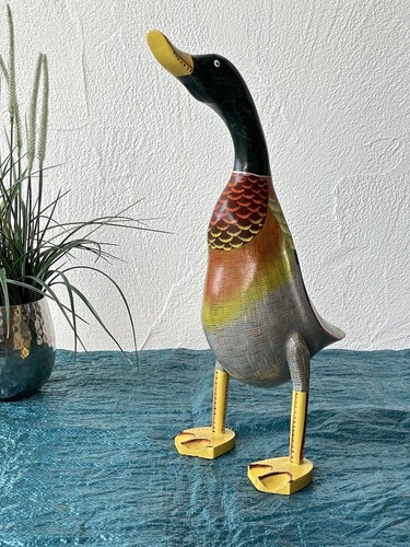 Stockente aus holz - stockente,