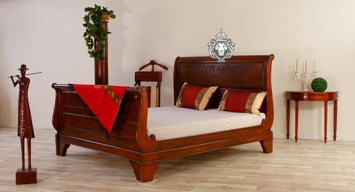 Empire bett mahagoni - empire,