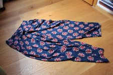 Blutsgeschwister Hose blau Blumen 2024 2xl neu