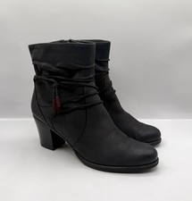 Tamaris Black Ankle Boots Anti