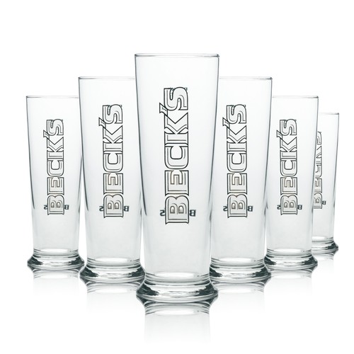 Becks bier glas - glas, seattle