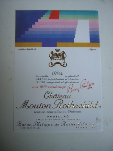 Wein 1984 chateau mouton - 1984,