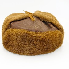 Vintage Fliegermütze Echtfell