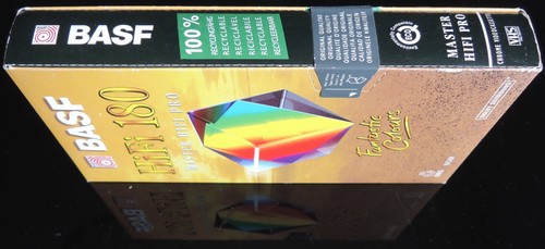 Vhs videocassette basf master - basf,