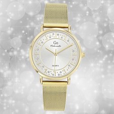 Girl Only GO Damen Armbanduhr Mademoiselle Quarz-Uhr Edelstahl gold UGO695591