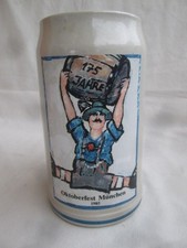 Krug 1 L. - Maßkrug - 175 Jahre Oktoberfest München 1985 - Grafik: Fritz Dommel