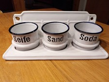 Vintage Soda Sand Seife Küchenaufhänger