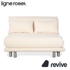 Ligne Roset Multy Zweisitzer Beige Creme manuelle Schlaffunktion Sofa Couch
