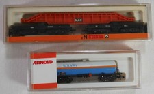 Modellbahn Spur N Arnold - Zwei Güterwagen 4931 /4326 MAN Solvay in OVP /70