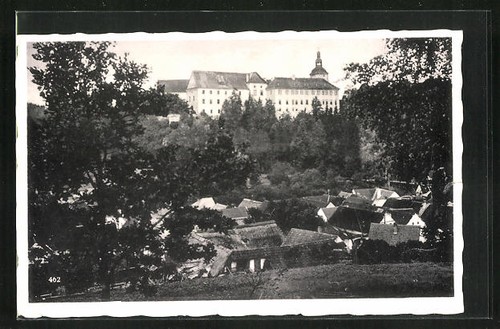 Bechyne blick vom waldrand - vom,
