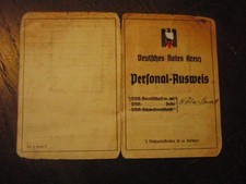 Deutsches Rotes Kreuz Personal-Ausweis, Köln 1942 K.E. Stiegler