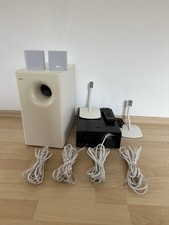 Bose Stereoanlage + Subwoofer + 2 Cubes + CD Player-Acoustimass 3 Series IV,Weiß