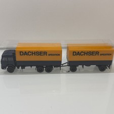 O263 Modellauto 1:87 Magirus-Deutz IVECO „DACHSER Spedition „ Lkw lenkbar