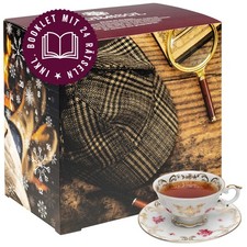 Rätsel-Krimi & Tee Adventskalender Krimi-Booklet mit Rätseln & 24 lose Teesorten