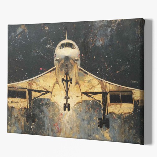 Concorde flugzeug gold - flugzeug,