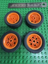 Lego 4 x große orange