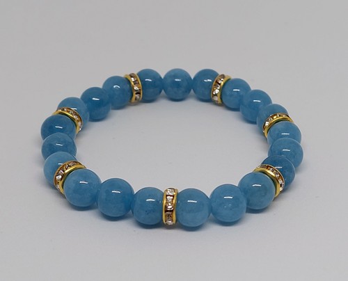Natursteinarmband chalcedon - natursteinarmband,