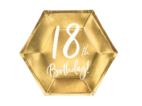 Teller 18th birthday gold - birthday,,