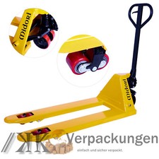 2500kg Handhubwagen Hubwagen Gabelhubwagen Palettenwagen PU Tandem Hartgummi NEU