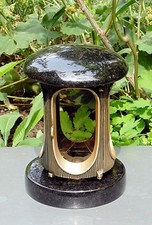 Grabschmuck, Grableuchte, Farbe Bronze, Granit Schwedisch