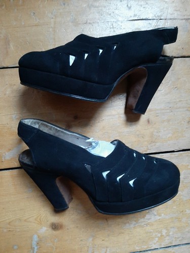 1940er plateauschuhe vintage - 1940er,