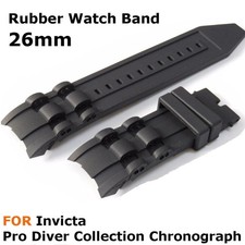 26mm Gummi Schwarz Armband