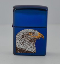 Zippo Feuerzeug Blue Ice® Adlerkopf – Made in USA – B 05 (Februar 2005)