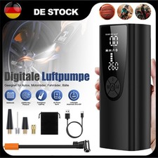 Elektrische Luftpumpe Akku Kabellos Auto Reifen Druckluft Luftkompressor digital