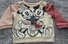 Baby Sweatshirt, Gr 68. Minnie und Mickey. ,Disney Baby von C&A  Top Zustand,