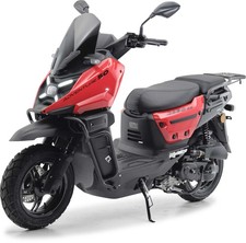 Motorroller 50 ccm Burnout QS50 GS Rot 45
