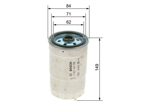 Kraftstofffilter bosch 457 - kraftstofffilter,
