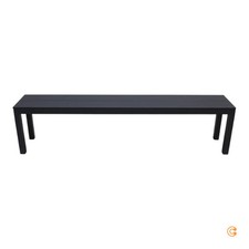 Nardi Rio Bank Gartenbank Gartensitz Outdoorbank Sitzbank Parkbank Alu anthrazit