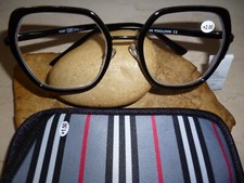 Wenn Lesebrille... eckig-rund - groß - schwarz +1,0+1,5+2,0+2,5+3,0+3,5