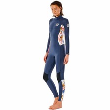 Rip Curl Dawn Patrol 4/3 BZ Steamer Damen-Neoprener Neoprenanzug Wetsuit Blau