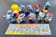 Funny Fanten Stars in der Manege mit BPZ 1998 Ü-Ei Komplett Satz