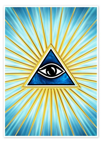 Poster allsehendes auge - allsehendes,