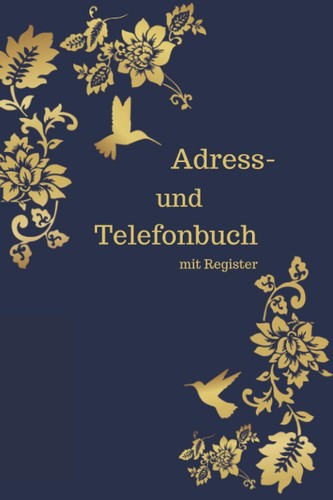 Adressbuch mit register - a5,