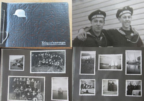 Altes fotoalbum marinejugend - fotoalbum,
