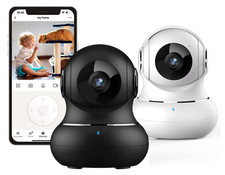 LittleElf 2K Überwachungskamera Babyphone WLAN Kamera Nachtsicht Bewegungsalarm