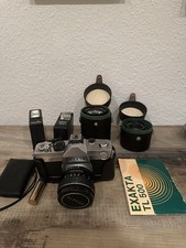 Exakta TL 500 Vintage Kamera - Ungetestet, Gebrauchsspuren, Gurt