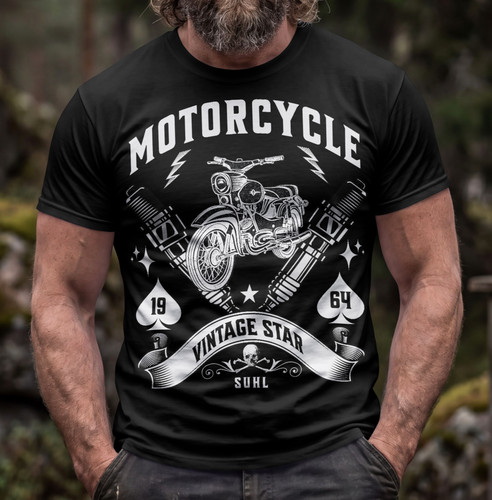 Ddr moped shirt - star, sr