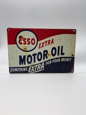 Blechschild Esso Motor Oil